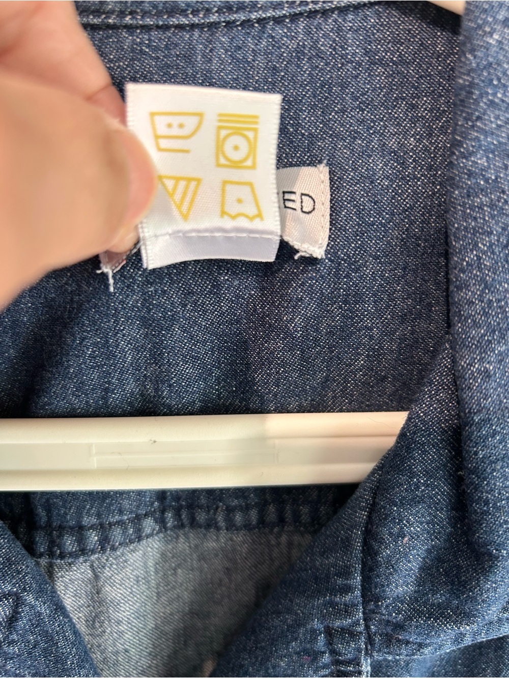 Carroll Reed Plus Denim Button-Front Jacket in Blue - Picture 7 of 12